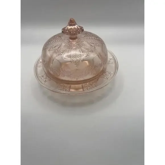 1930s Adam Pink by Jeannette Serving Bowl Set of 2 (SR562)